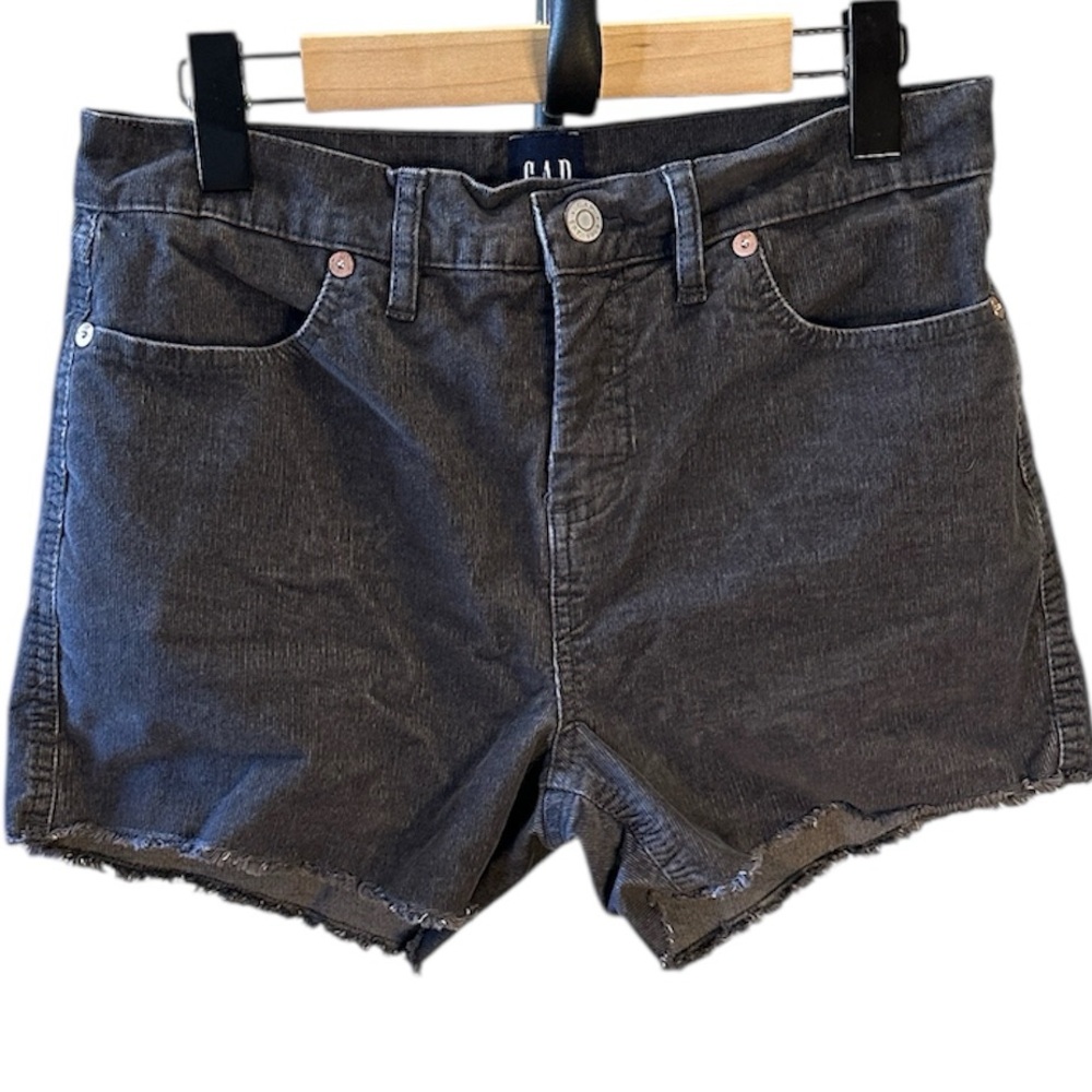 GAP Women's Dark Gray Corduroy/Jean Shorts size 4